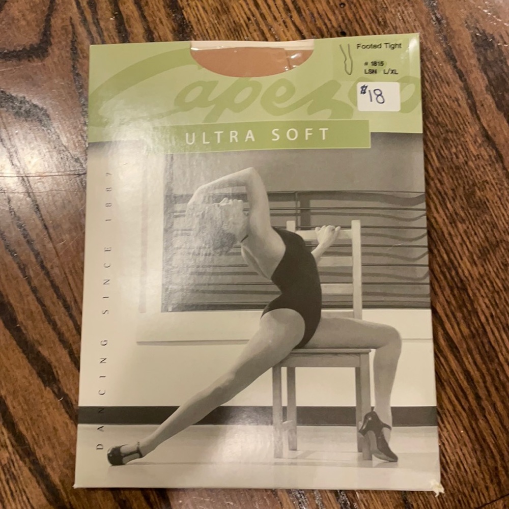 Footed tan tights
